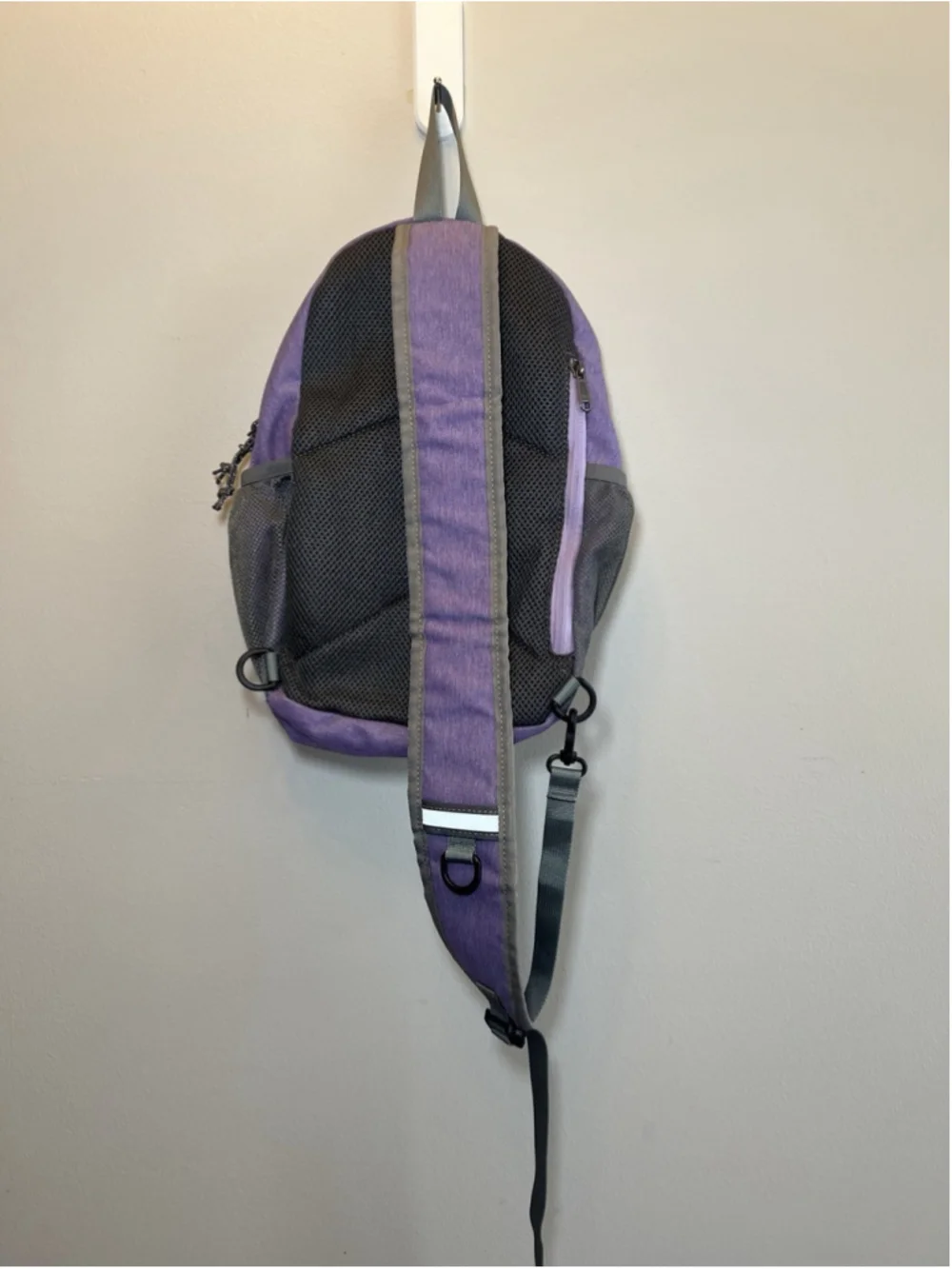 SKYSPER Sling Bag Crossbody Backpack Chest Shoulder Bag Travel Purple
